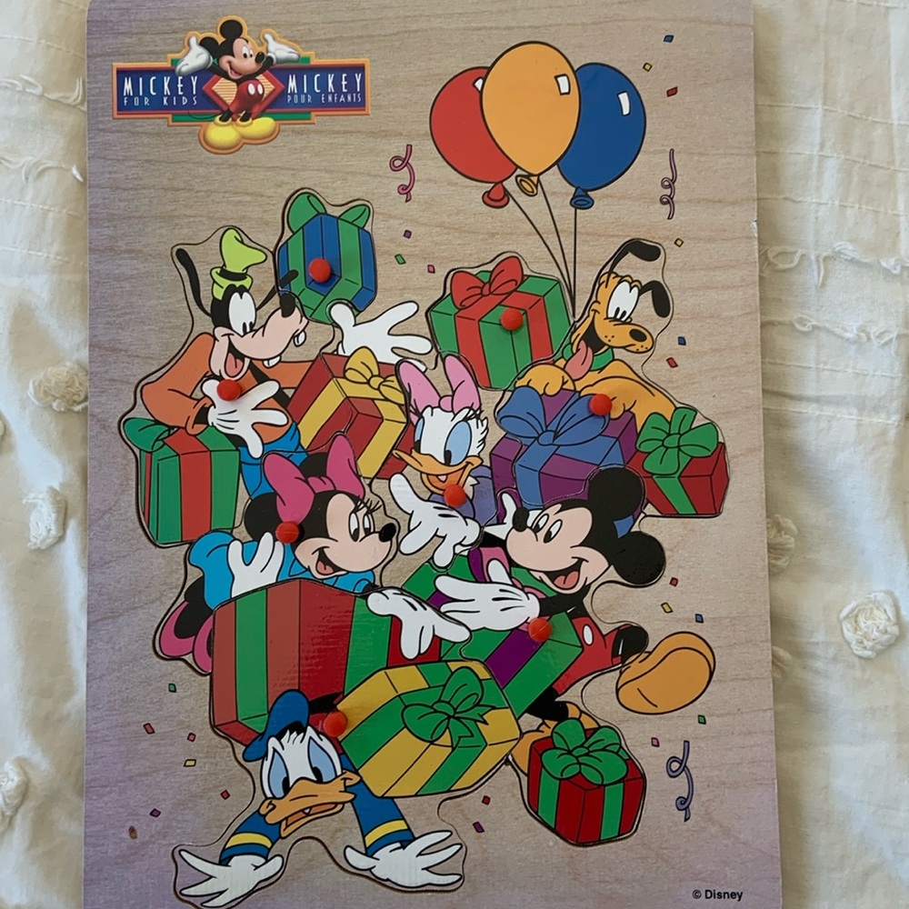 Vintage wooden Disney puzzle